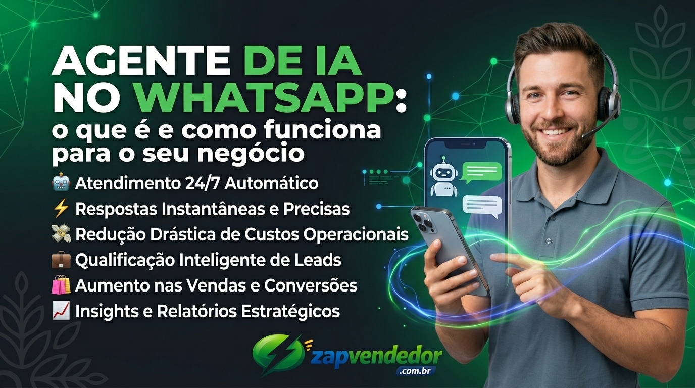 Agente de IA no WhatsApp: o que é e como funciona para o seu negócio