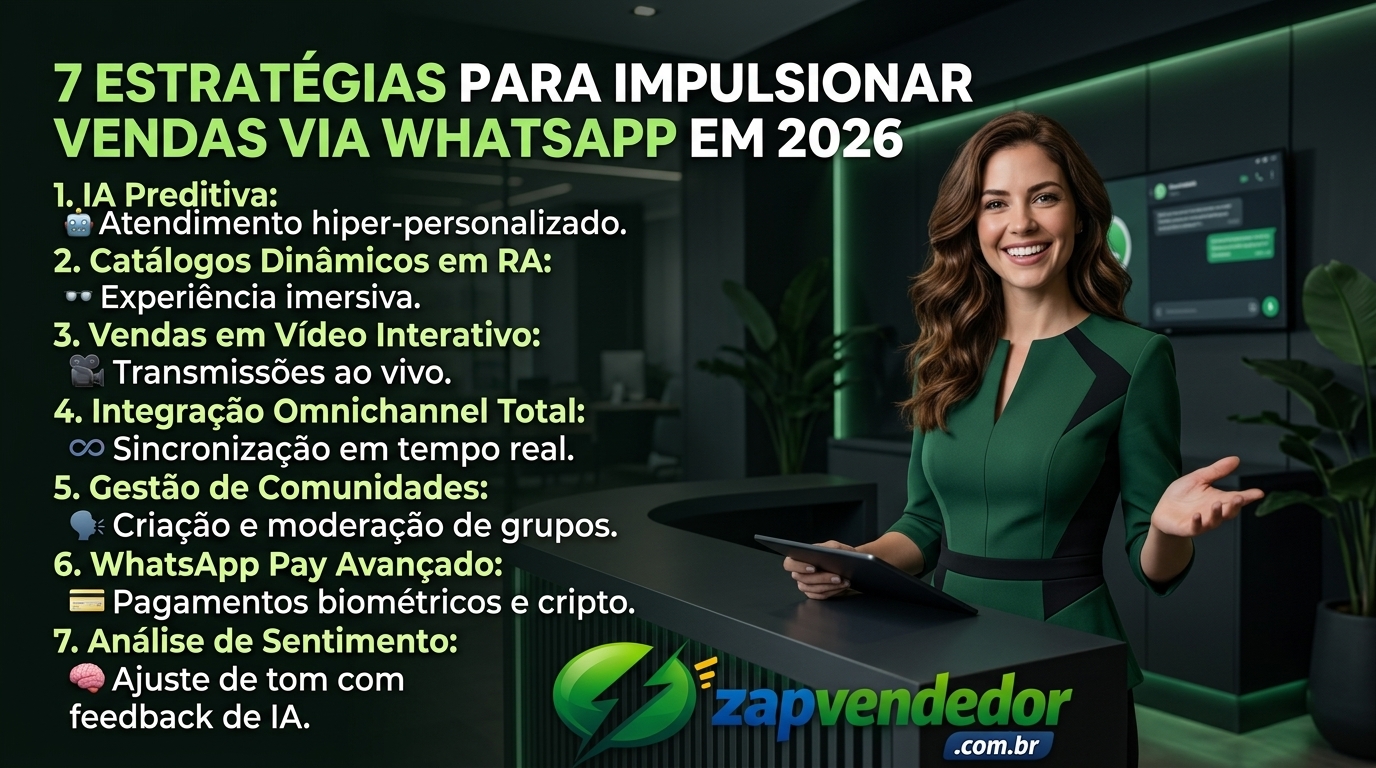 7 estratégias para aumentar as vendas pelo WhatsApp em 2026