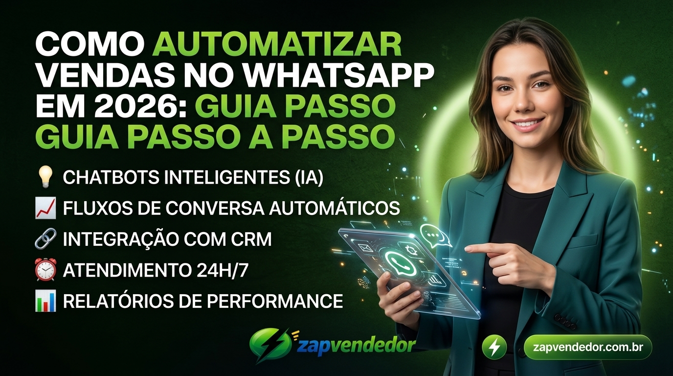 Como automatizar vendas no WhatsApp em 2026: guia passo a passo