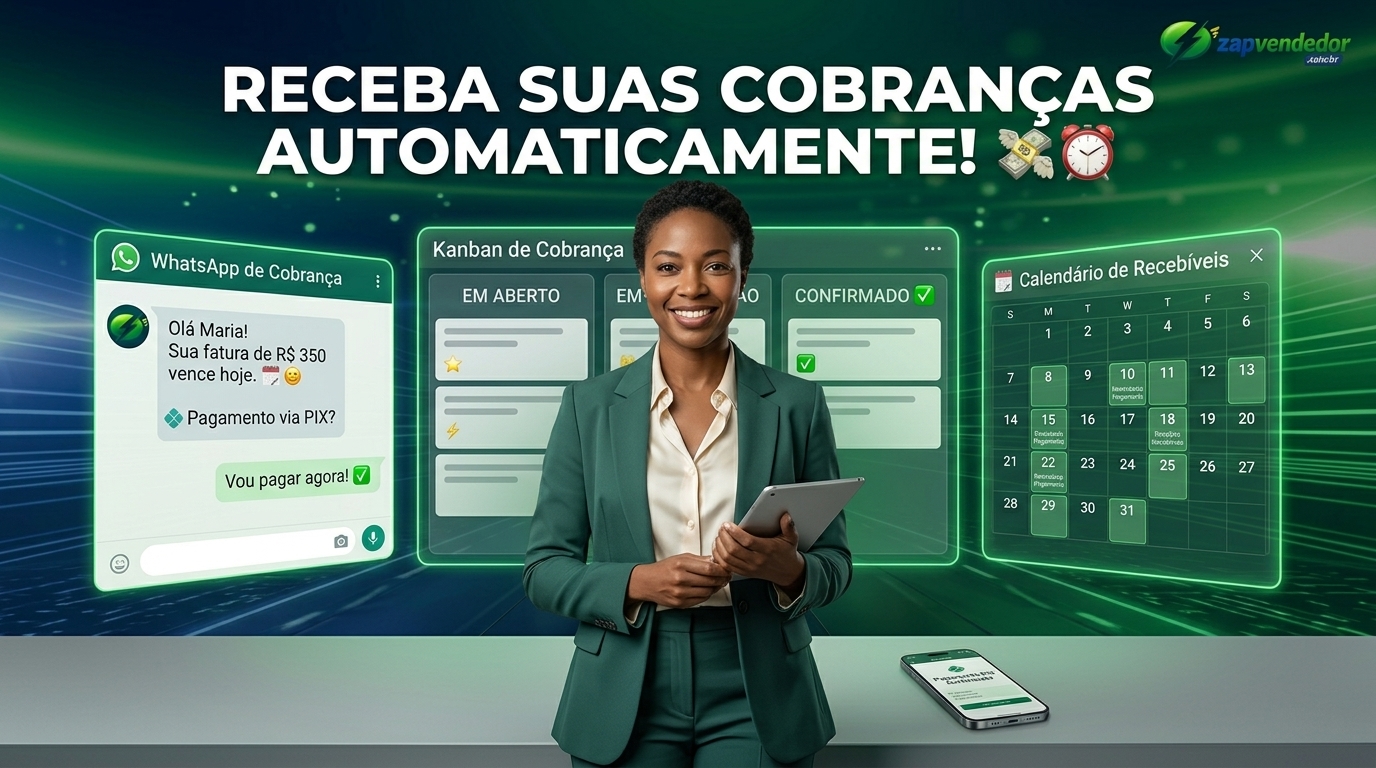 WhatsApp para cobrança: como automatizar lembretes e reduzir inadimplência