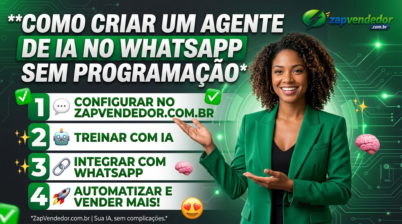 Como criar um agente de IA no WhatsApp sem programar: guia passo a passo