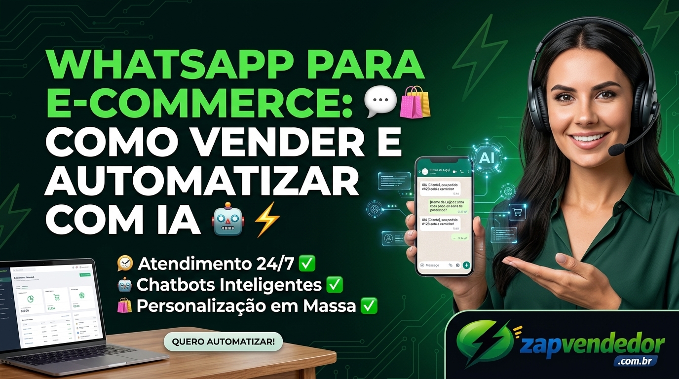 Campanhas segmentadas de e-commerce via WhatsApp com IA
