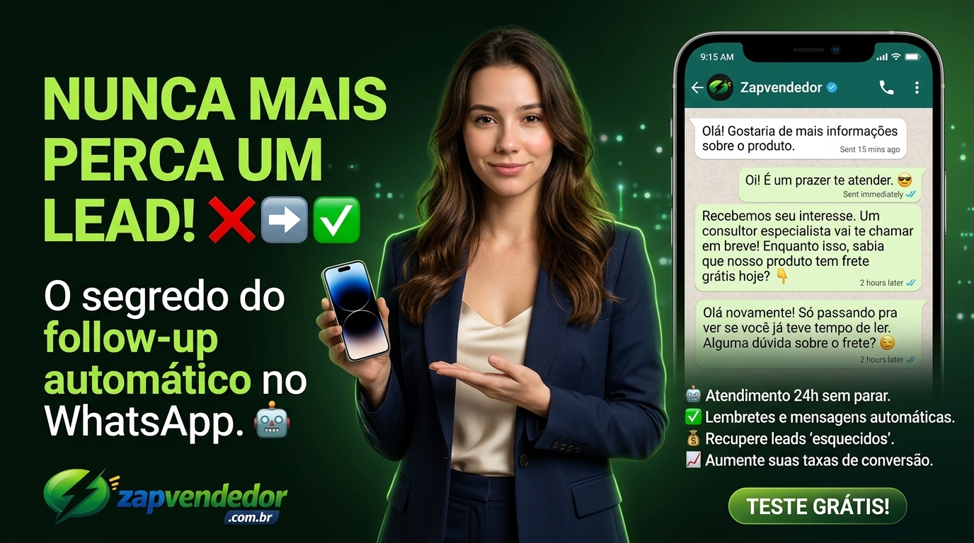 Follow-up automático no WhatsApp: como nunca mais perder um lead