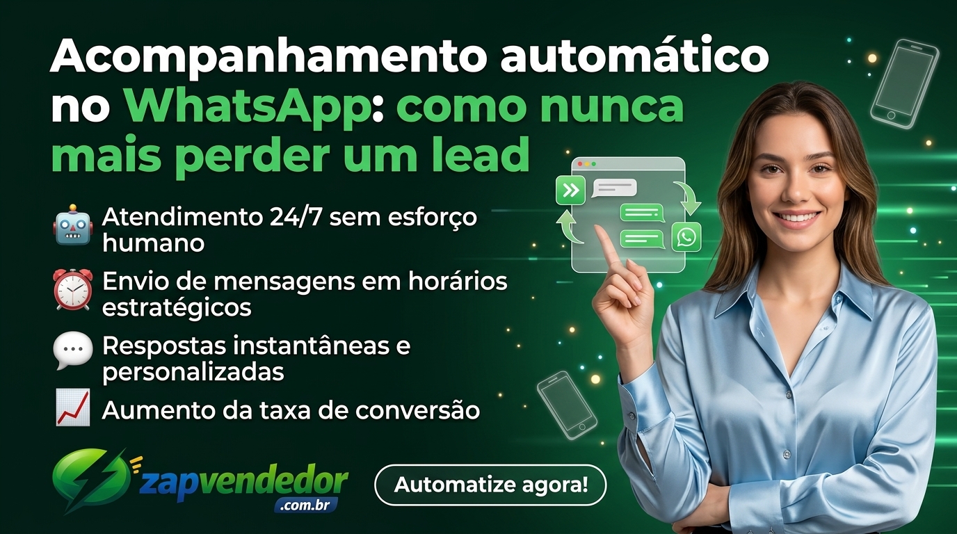 Sequência de follow-up automático no WhatsApp para recuperar leads