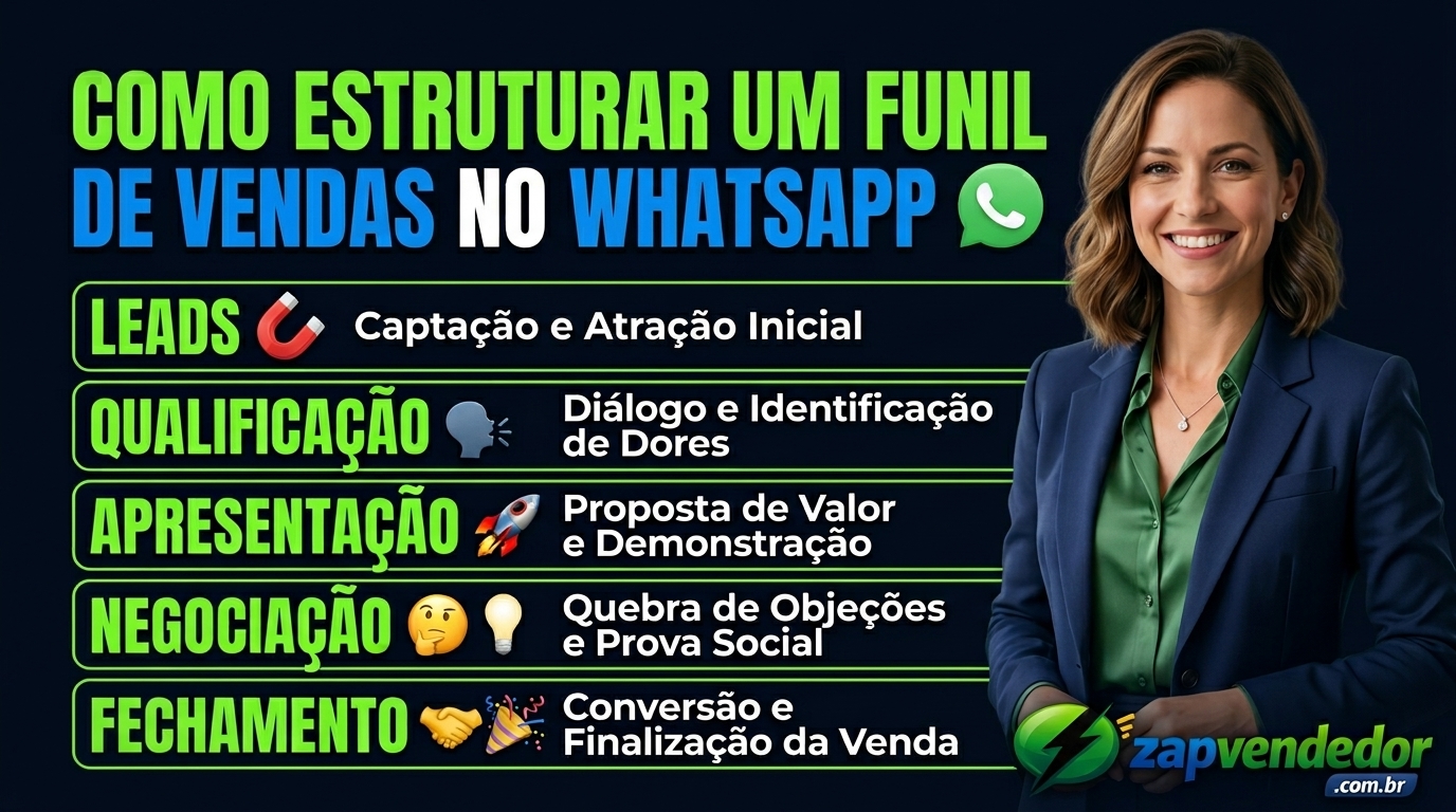 Métricas do funil de vendas no WhatsApp para acompanhar resultados
