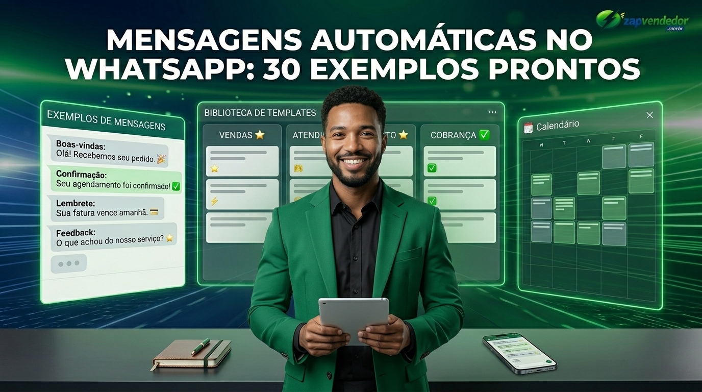 Mensagens automáticas para WhatsApp: 30 exemplos prontos para usar