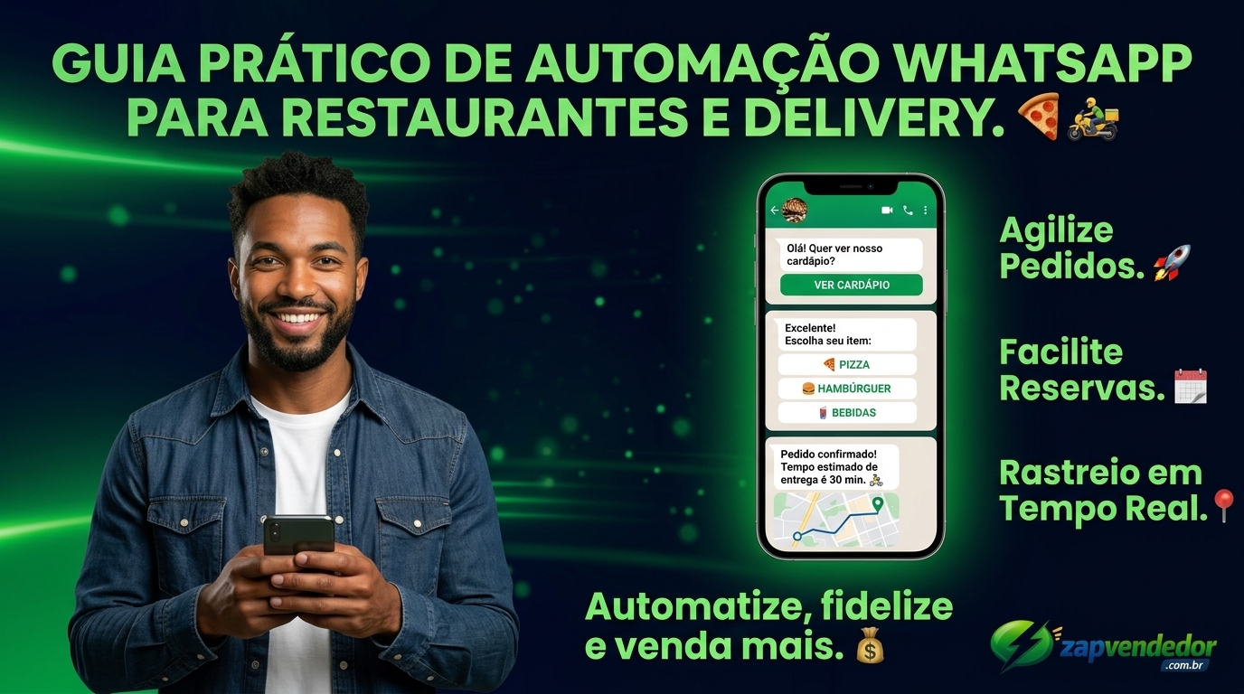 Cardápio digital e confirmação automática de pedidos no WhatsApp
