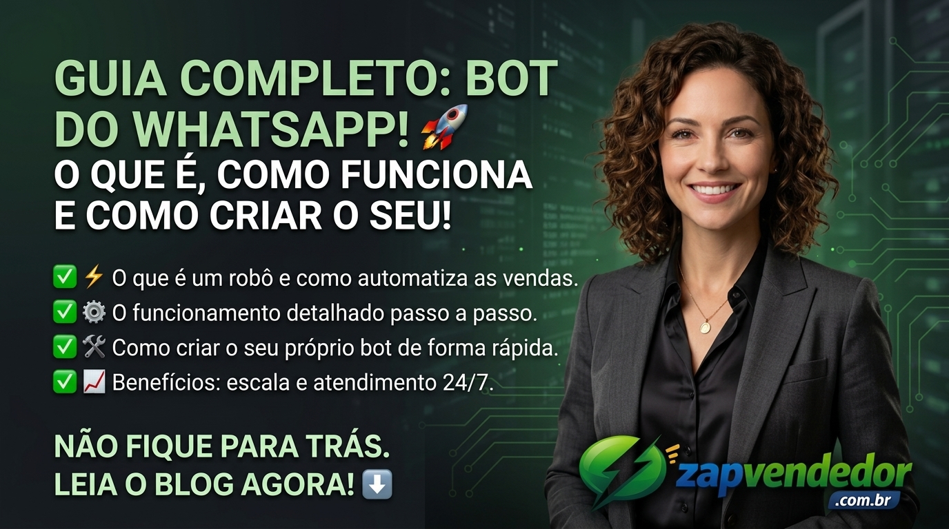 Robô de vendas WhatsApp em ação respondendo clientes automaticamente