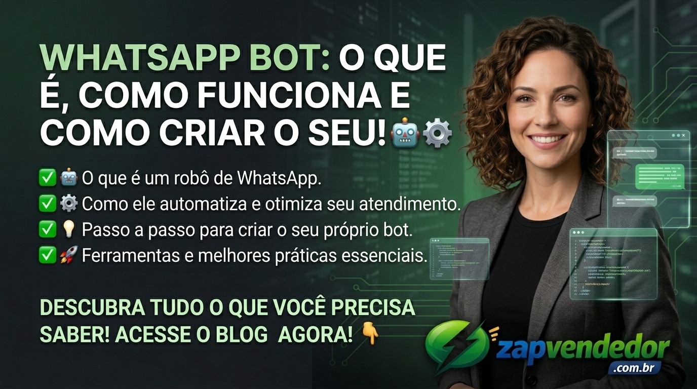 Criando um robô para WhatsApp sem programar com o ZapVendedor