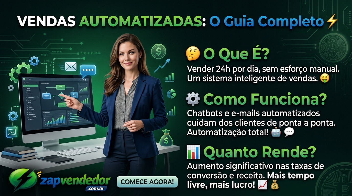 Etapas da venda automatizada no WhatsApp do contato ao fechamento