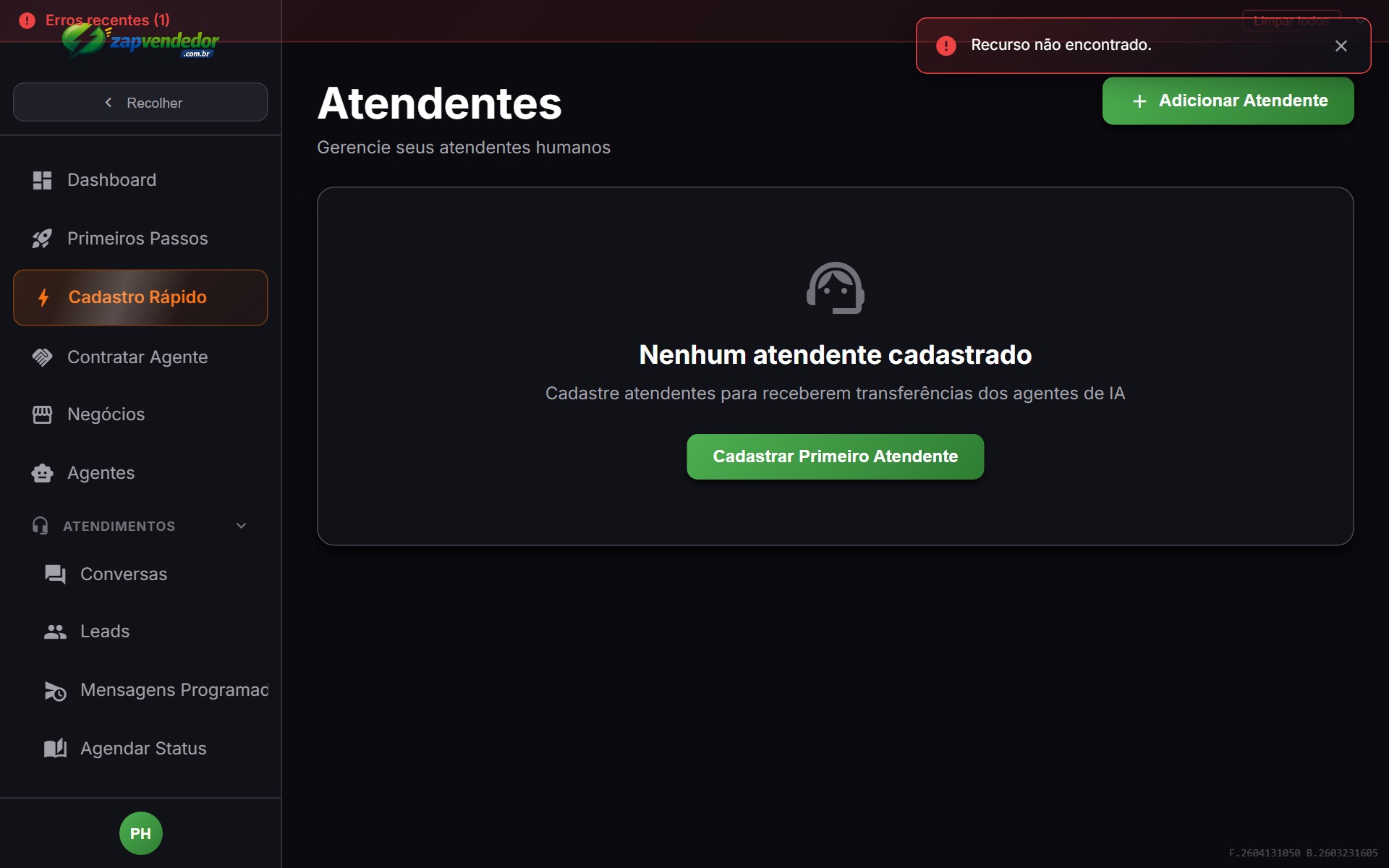 Gestão de atendentes humanos — escalar para alto valor